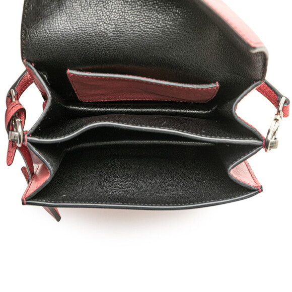 PRADA Pink Leather Saffiano Shoulder Bag - Picture 6 of 11